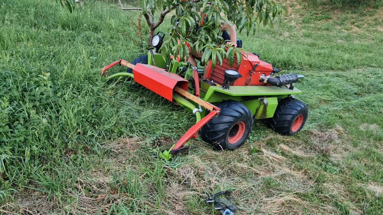 Rasant Bergtrak Mäharbeiten