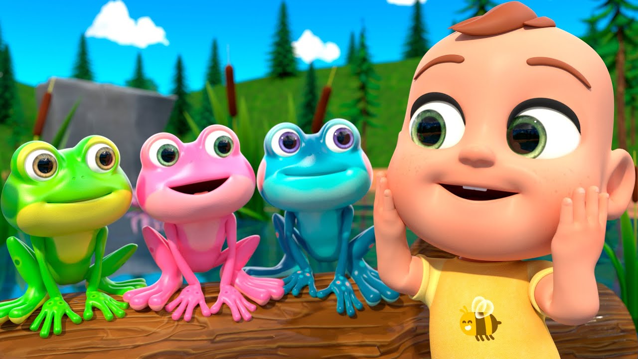 Cinco Peque&ntilde;as Ranas Manchadas l Lalafun Canciones Infantiles & Canciones Educativas para Beb&eacute;s