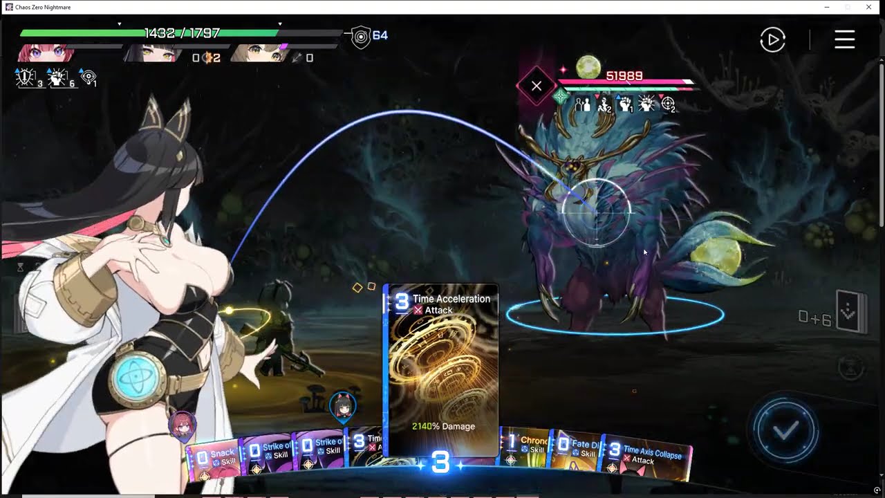 Chaos Zero Nightmare - Rita Basic Attack Build Showcase