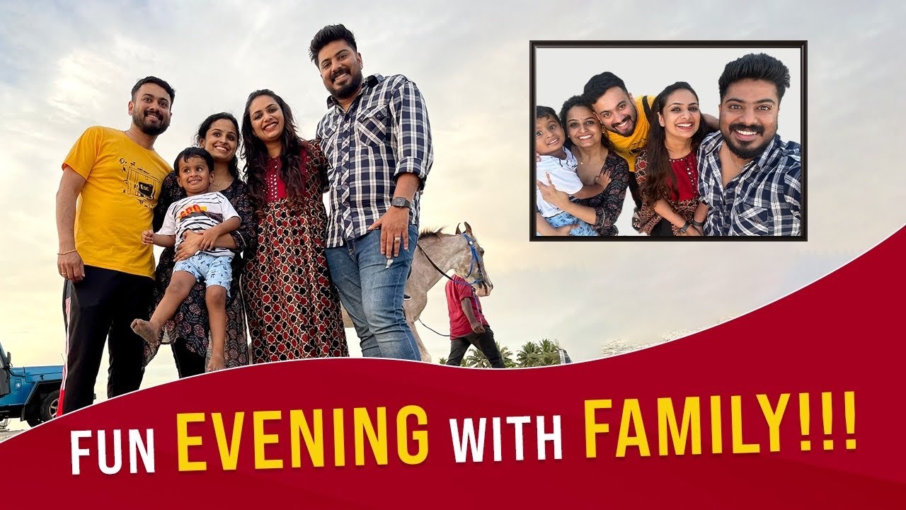 Fun Evening With Family| Kayamkulam| Azheekal Beach| Parvathy Somanath