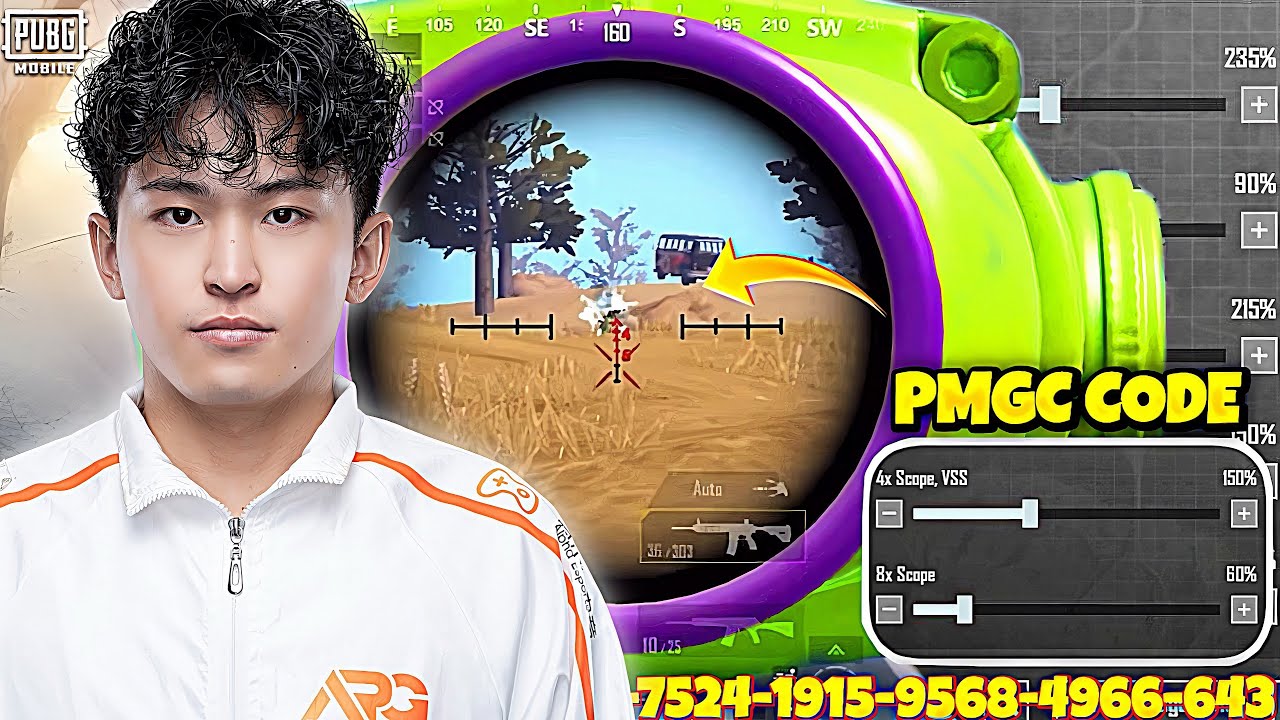 APG TOP 😱 PMGC FINAL MVP 🤴SENSITIVITY NEW CODE🎯100% WORKS Copy Fast🚨