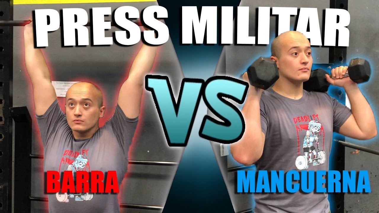 PRESS MILITAR BARRA VS MANCUERNA | PABLO PIZZURNO