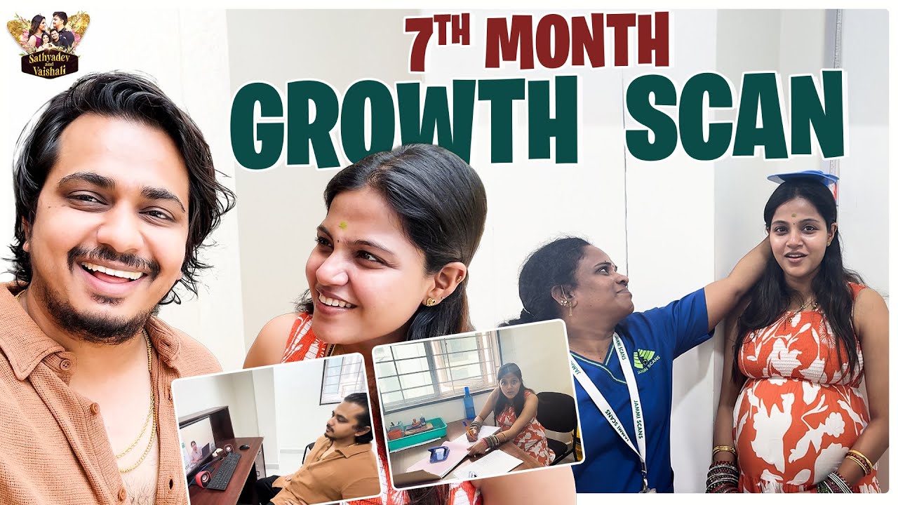 7th Month Growth Scan 🤰🏼❤️| Baby Update, Hospital Visit & Mom's Checkup Vlog! | Vaishali & Dev
