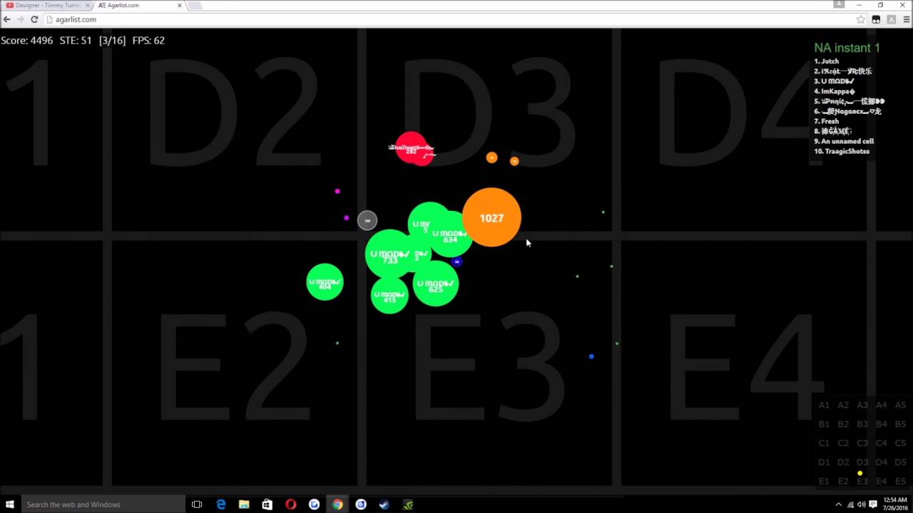 Agarlist.com // Instant Merge // Gameplay // #Fail Takeover