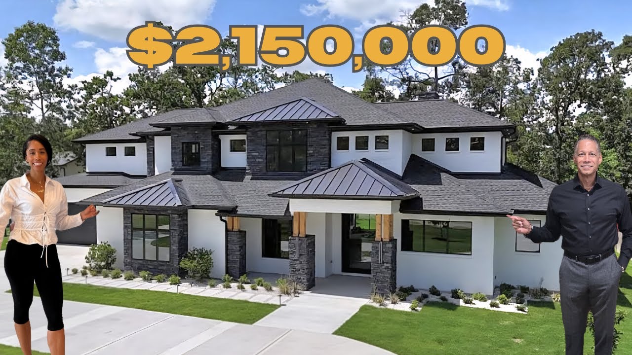 Inside a $2.15M Modern Mansion in Top Houston Estates Neighborhood