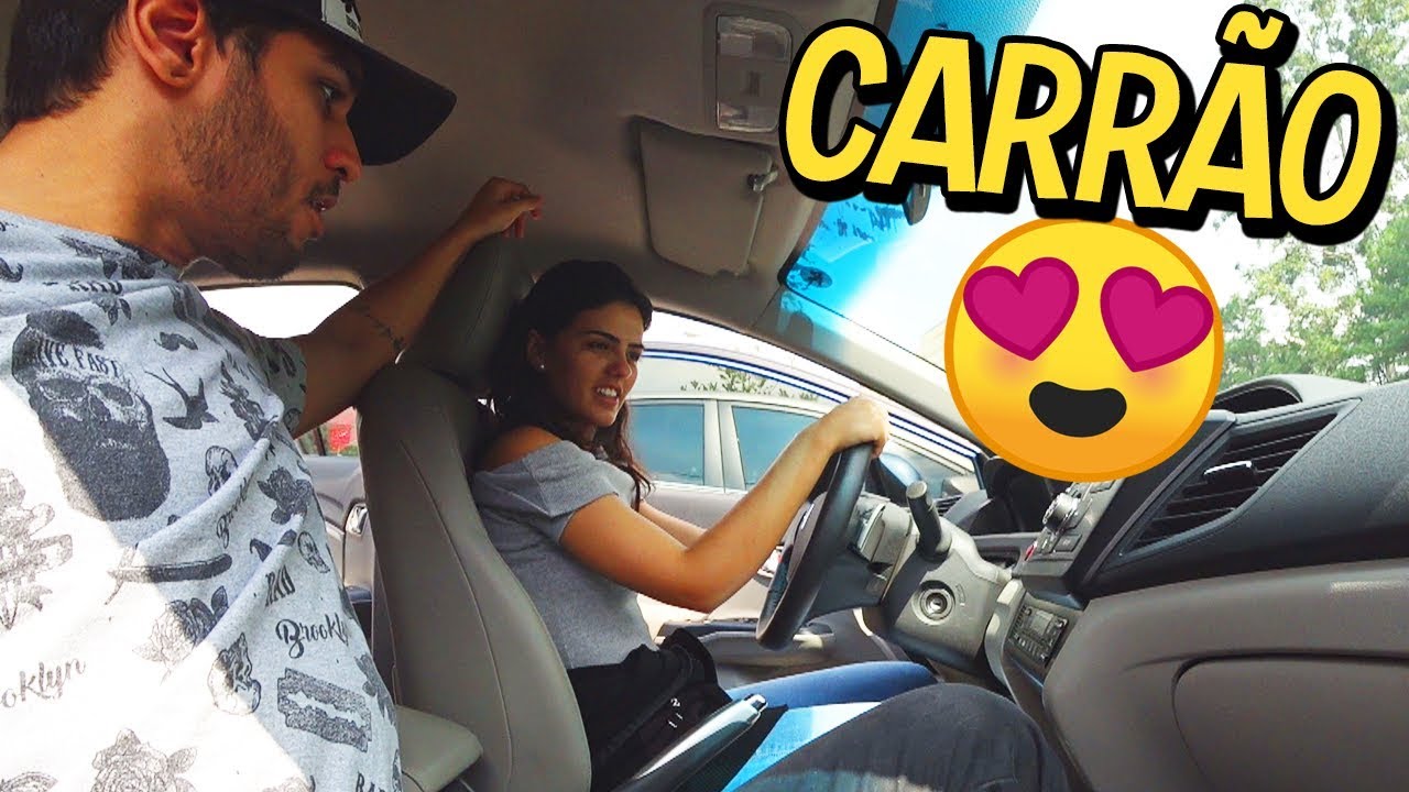 SAÍMOS PRA COMPRAR O CARRO DA MINHA NAMORADA! 😍