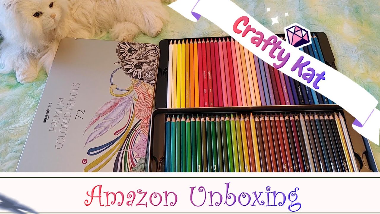 Amazon Unboxing/Amazon Basics Colored Pencils/Set of 72