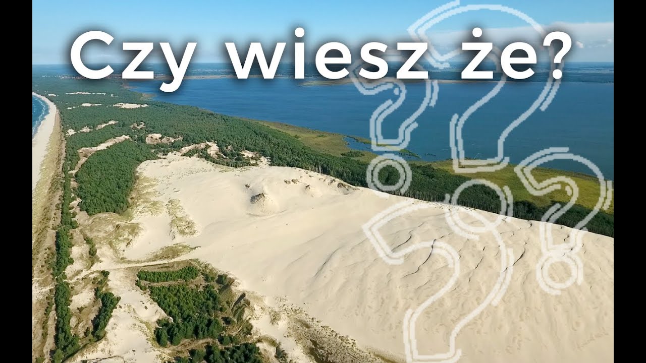 Wydmy w Łebie z drona! Czy wiesz że...