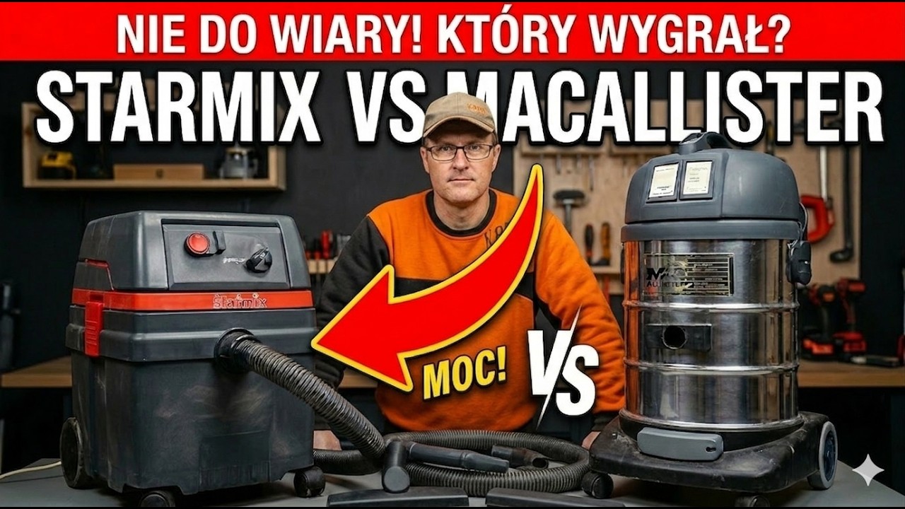 Какой промышленный пылесос победит в этом тесте?