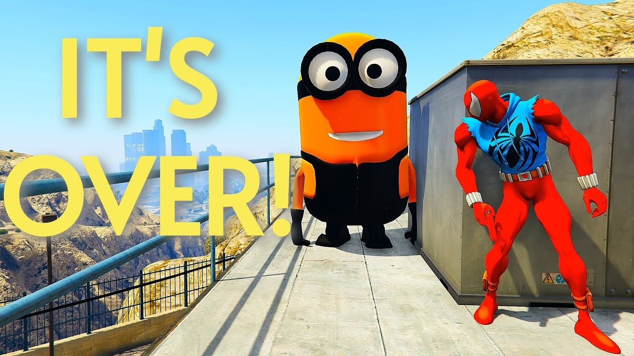 Spiderman vs Minions – The First Chaos Begins!