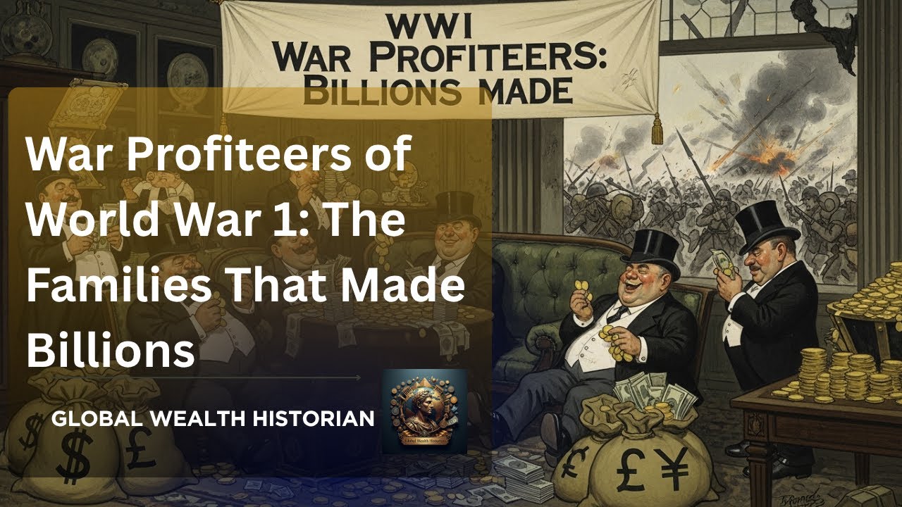 War Profiteers of World War 1: The Families That Made Billions | Global Wealth Historian