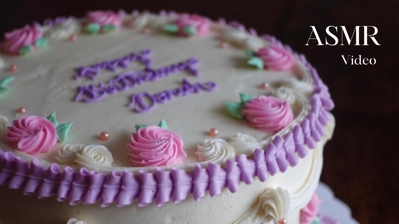 Vintage Buttercream Piping ASMR