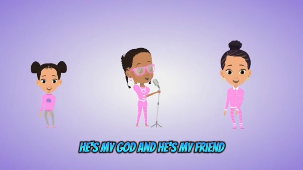 He’s My Friend (Resurrection)| These Little Ones | Christian Cartoons + Kid Gospel Song + ASL Music