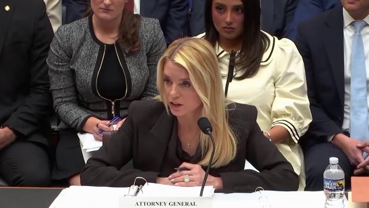 Pam Bondi testifies on MN ICE shootings and fraud in the state