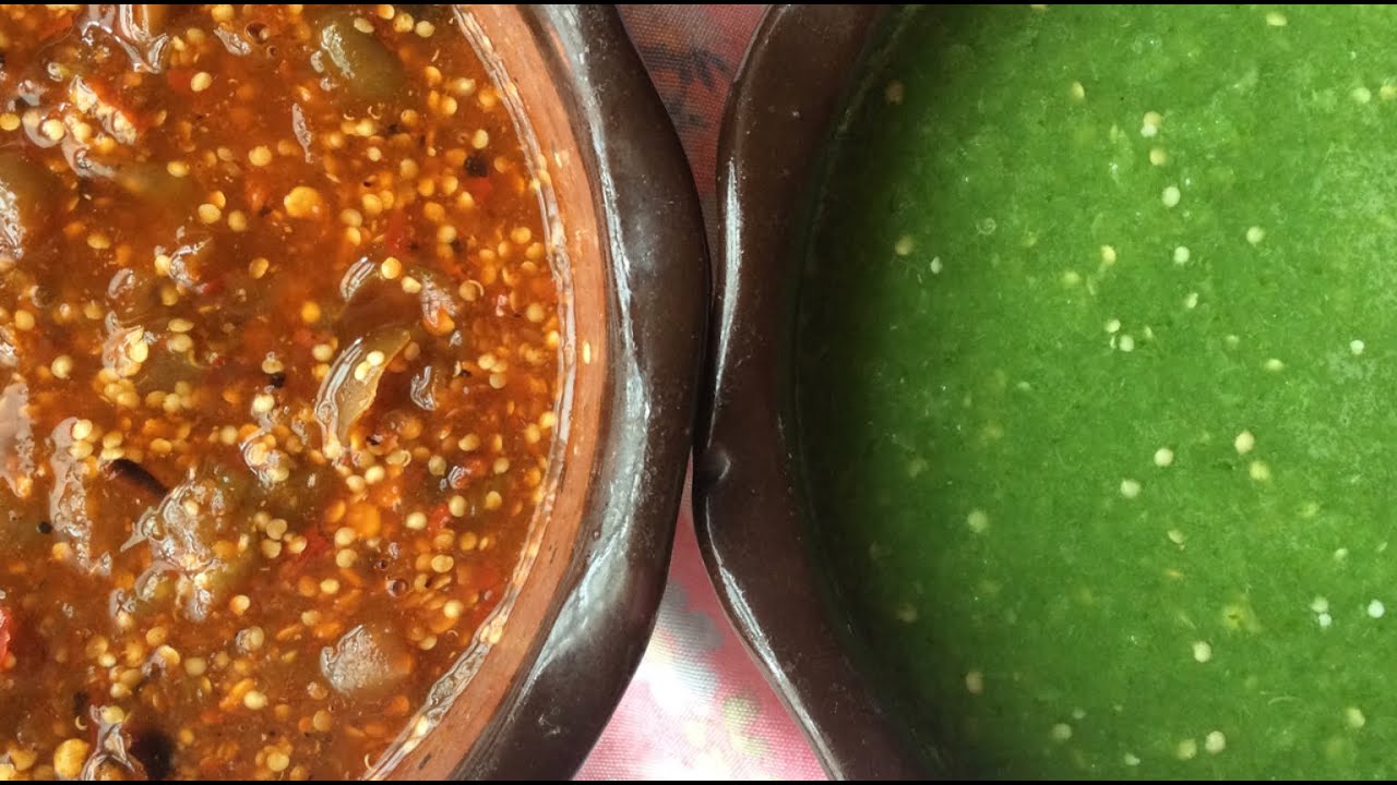 2 SALSAS imprescindibles en la mesa | Roja martajada y verde cruda