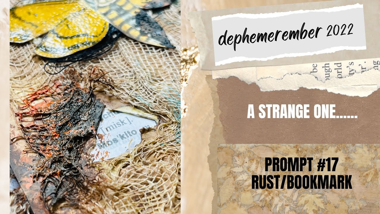A Strange One.../ DEC 17/PROMPTS: RUST/BOOKMARK/#dephemerember