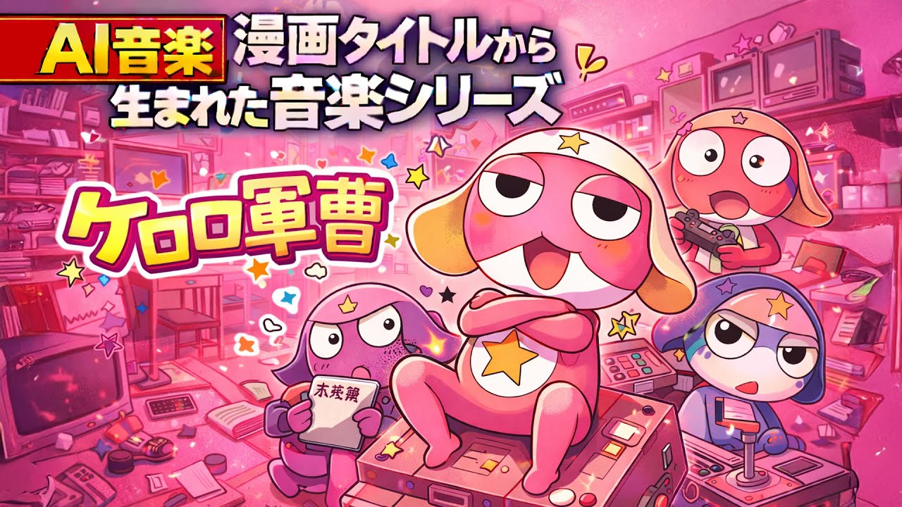 AIが「ケロロ軍曹」という漫画タイトルから連想した楽曲 | Inspired by the Manga Title “The  Keroro Gunso”
