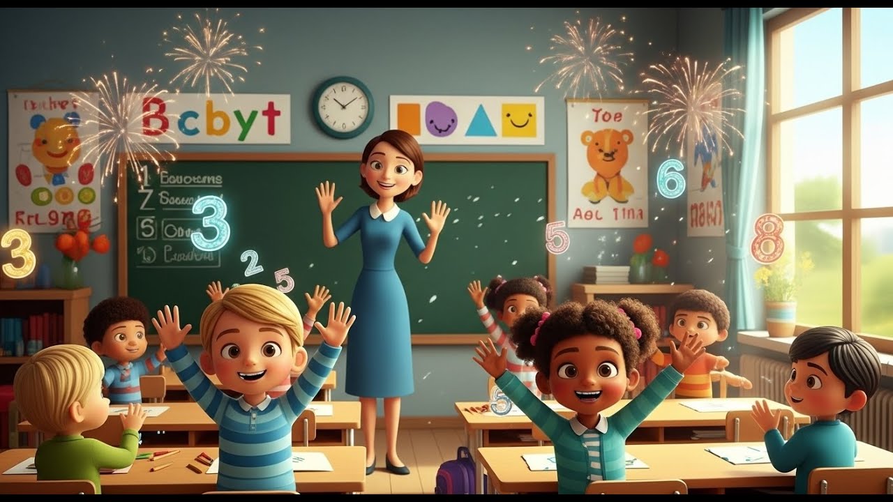 “Counting from 1 to 10 | Fun Kids Song for Learning Numbers 🎶”