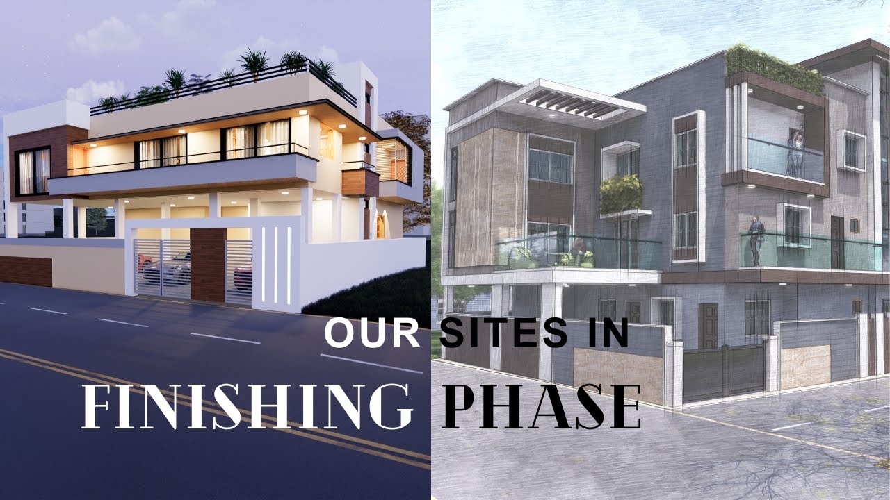House finishing design stage | Construction work.