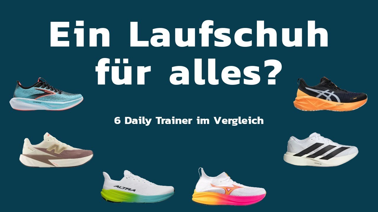 Ein Laufschuh f&uuml;r alles? 6 Daily Trainer im Vergleich | Adidas, Asics, Brooks, New Balance & mehr