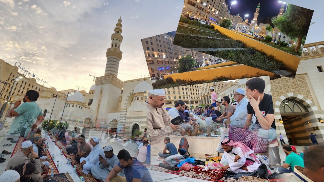 أطول سفرة إفطار رمضانية في مكة المكرمة بعد المسجد الحرام مجمع جامع الراجحي | مجمع فنادق قريبه للحرم