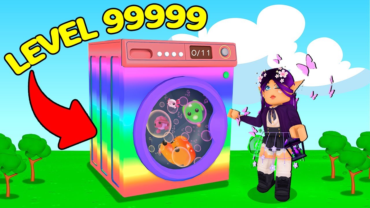 COSTRUISCO LA LAVATRICE LIVELLO 99999 SU ROBLOX! 👕