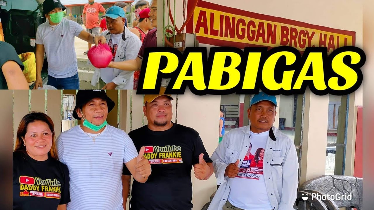PABIGAS SA BRGY ALINGGAN PANGGASINAN || Daddy Frankie vlogs