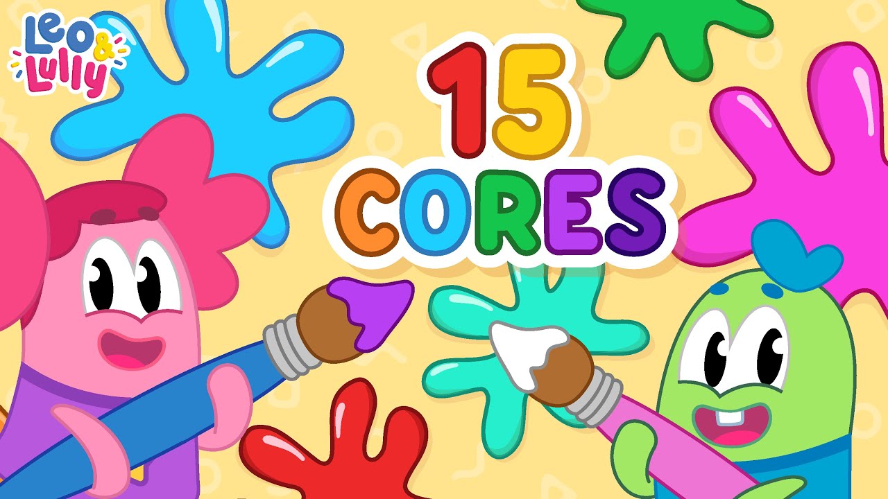 O MELHOR VÍDEO PARA APRENDER AS CORES | 15 CORES PARA APRENDER | MÚSICAS DAS CORES |40 MIN DE CORES