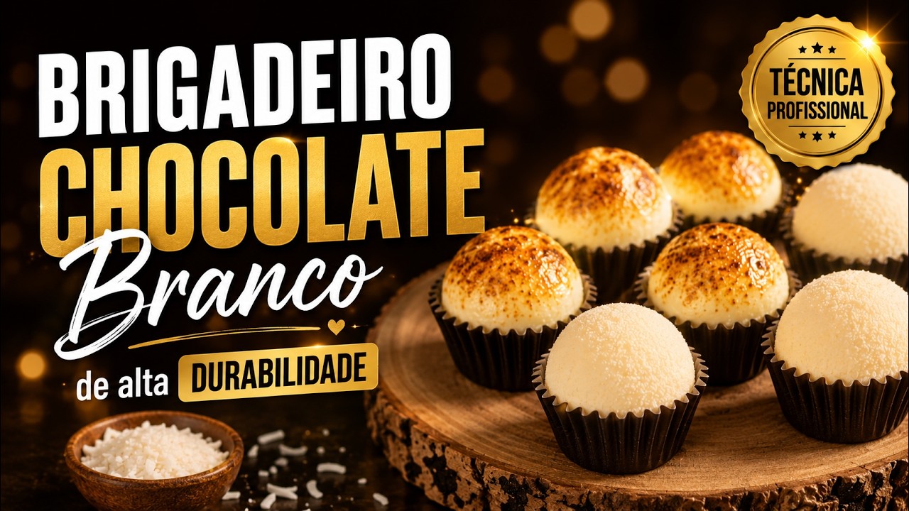 Brigadeiro de chocolate branco