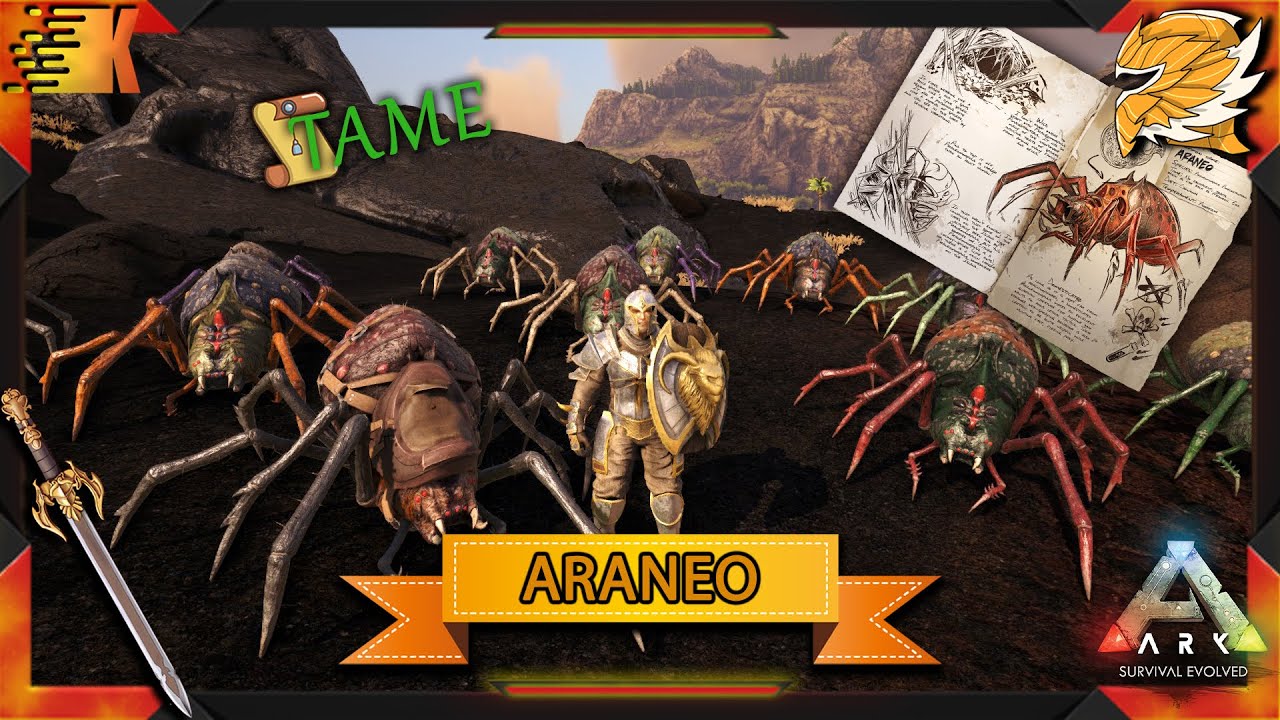 آموزش بازی ARK : تیم کردن آرانو یا همون عنکبوت (Araneo)