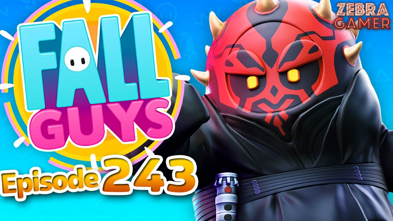 Star Wars Costumes! Darth Maul and Yoda! Phantom Force Bundle! - Fall Guys Gameplay Part 243