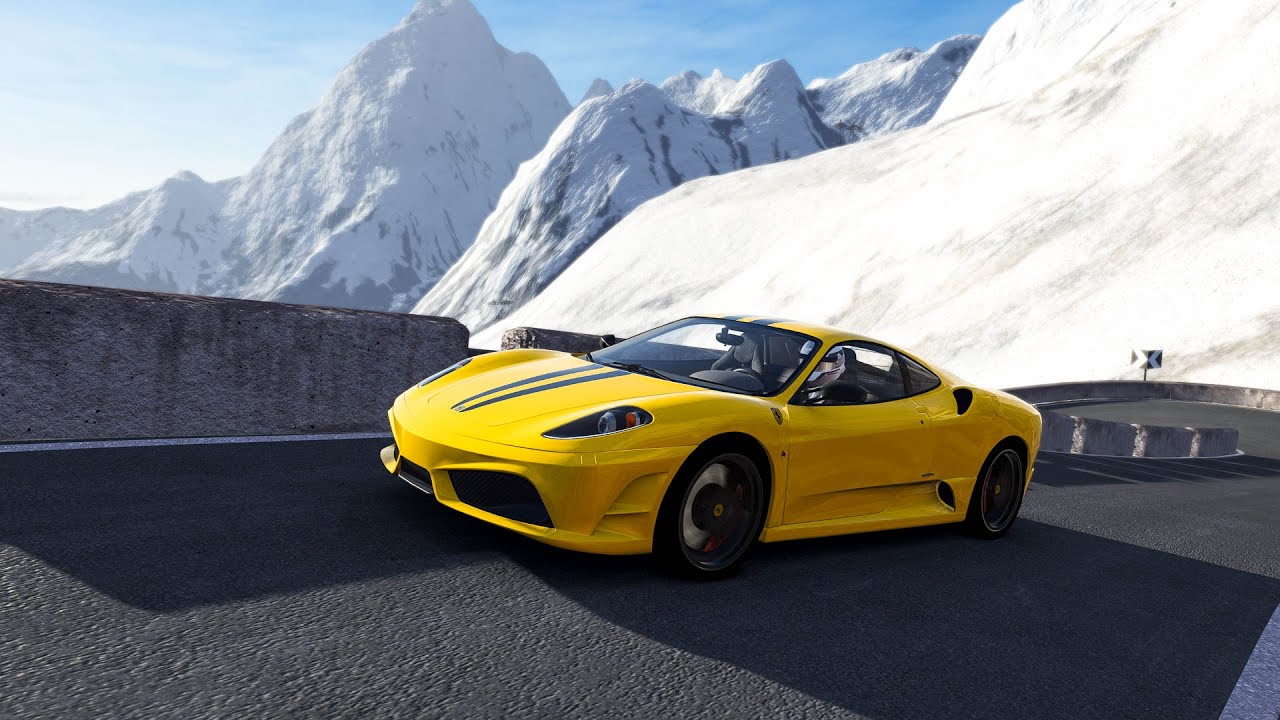 Ferrari 430 Scuderia on Stelvio Pass - Assetto Corsa (Logitech G29)