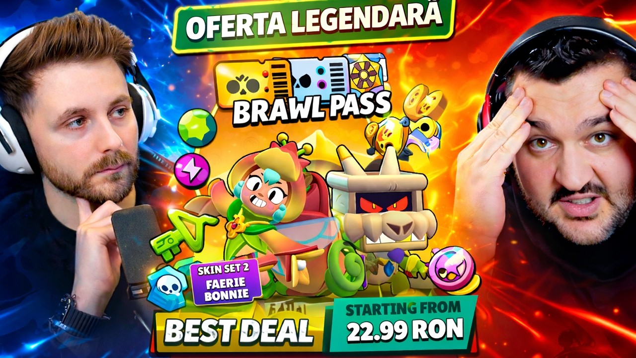 iRAFAEL mă OBLIGĂ sa iau BRAWL PASS la 100 Lei Brawl Stars!