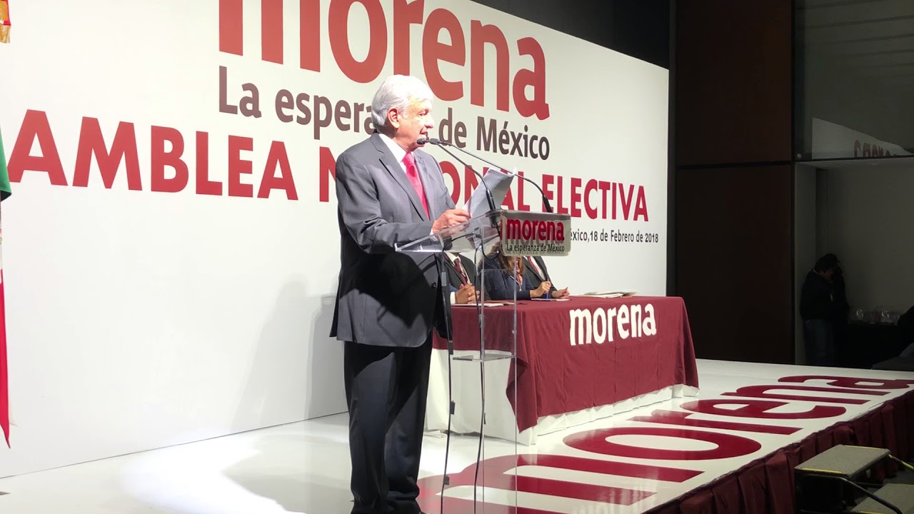 Rinde AMLO protesta como candidato a la Presidencia de México