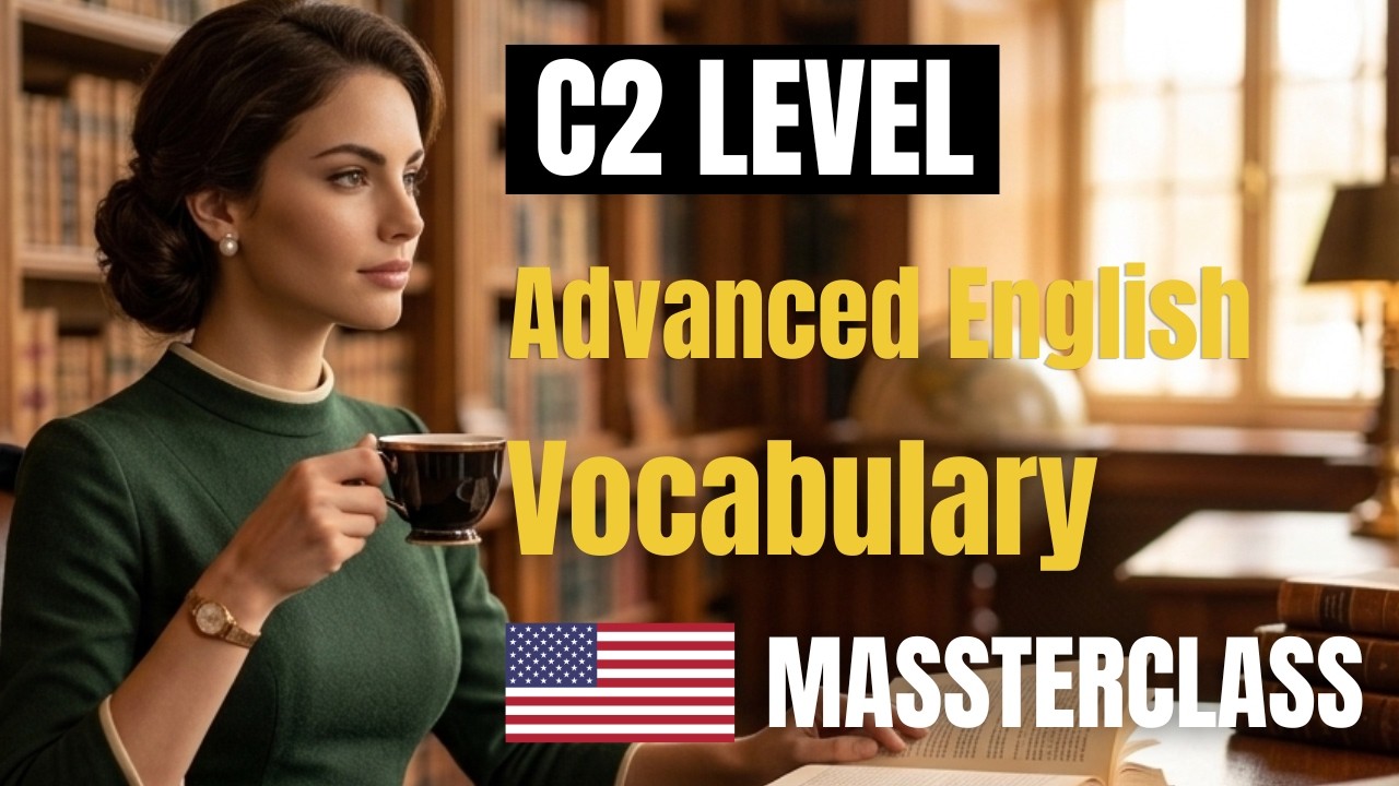 Speak Like a Native: Advanced English Vocabulary Masterclass (C2) | Listening & Speaking Practice
