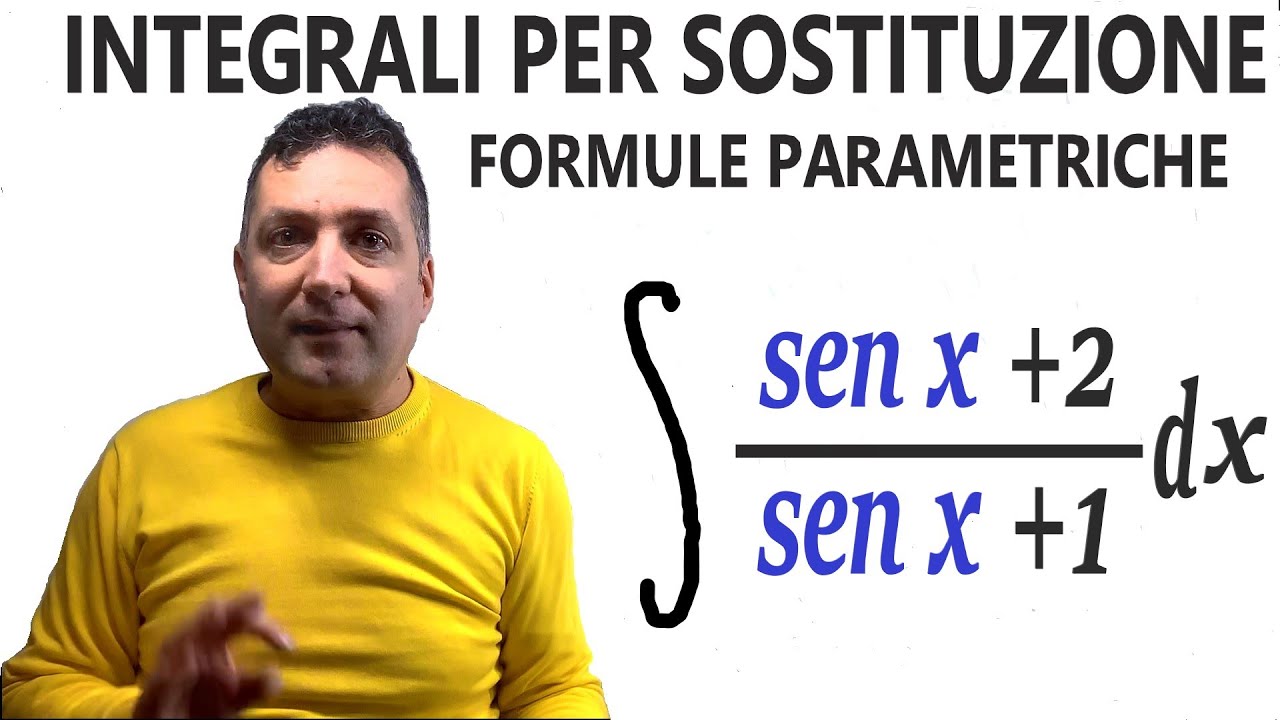 Integrali con le formule parametriche .Esami analisi matematica 1