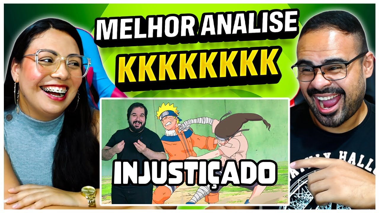 REACT ZÉ RENACHO | O poder secreto do Byakugan | Naruto Vs. Neji