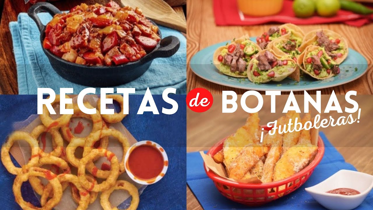 &iexcl;Prep&aacute;rate para el mundial! 5 f&aacute;ciles recetas de botanas futboleras | Botanas para ver el f&uacute;tbol