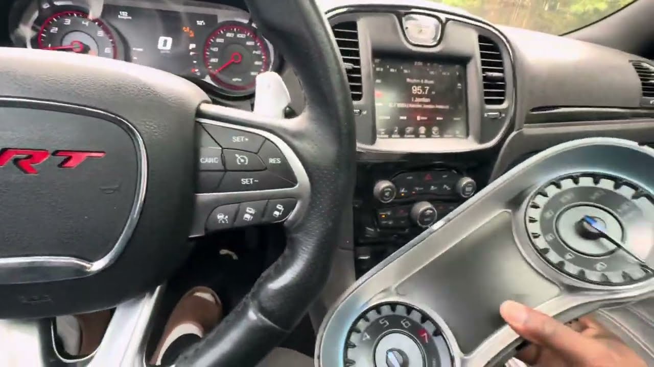 I INSTALLED A SCATPACK CLUSTER ON MY CHRYSLER 300 !!! 😳😳😳 #like #the #video