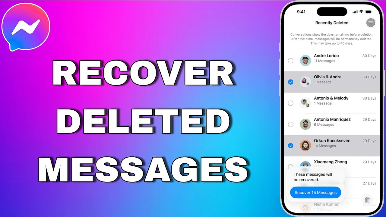How to Recover Deleted Messages on Messenger
