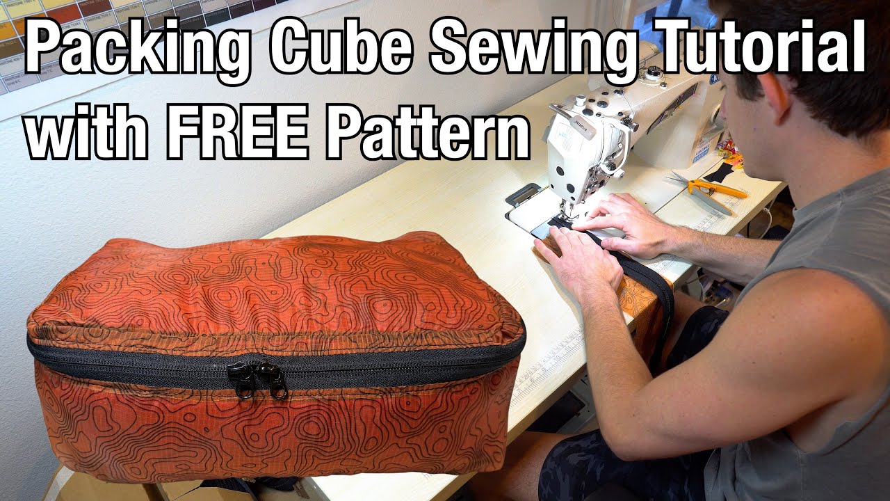 Free Pattern Packing Cube Sewing Tutorial MYOG Organization Bag
