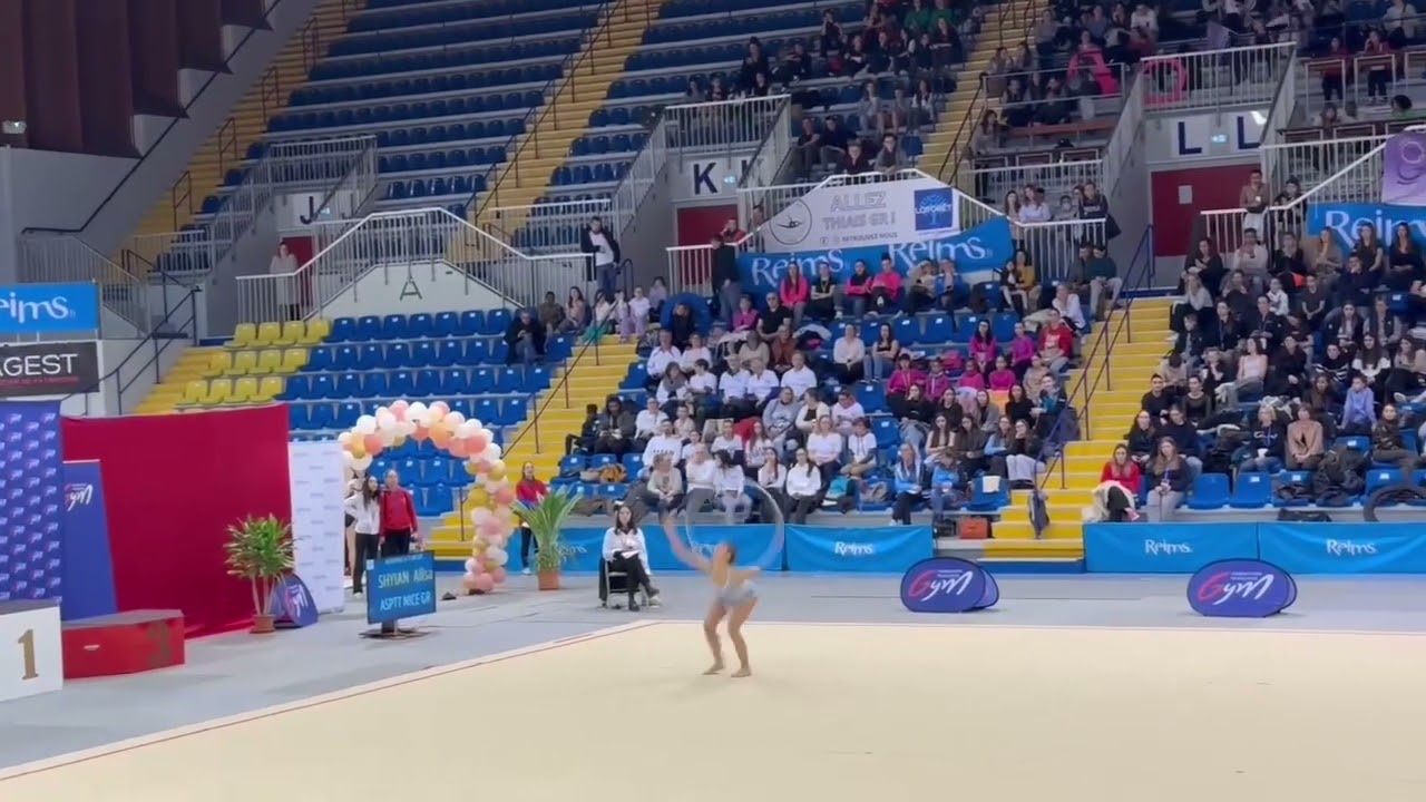 Jade Lan Yan Shun Heitz cerceau 2024/25. Championnat de France à Reims.