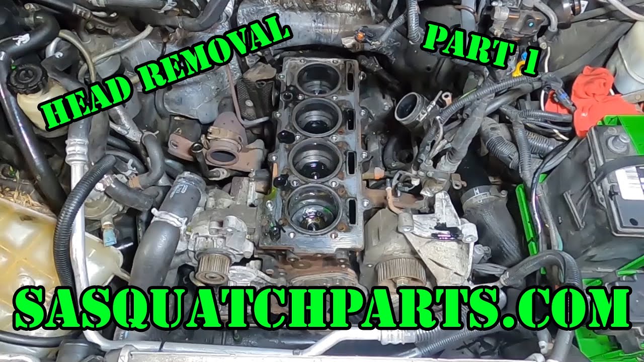 Jeep Liberty CRD Engine Disassembly - Part 1 - Sasquatchparts.com