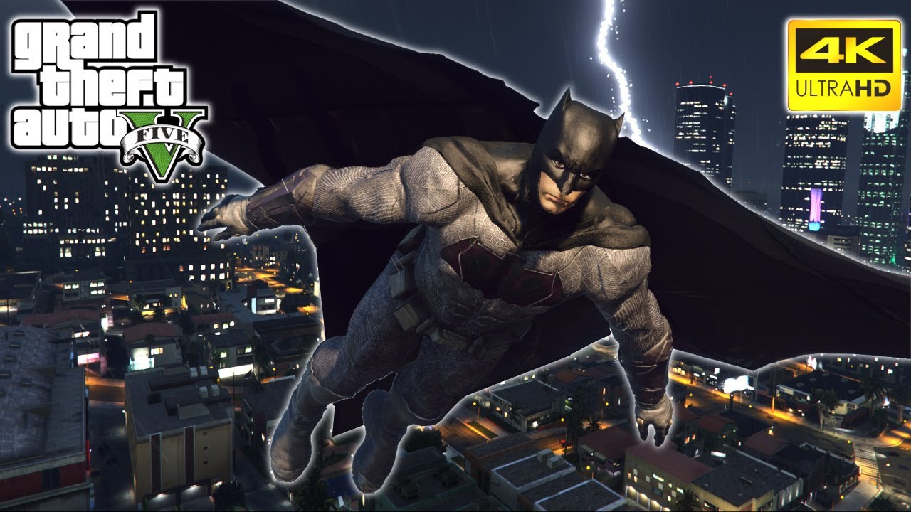 GTA 5 - Zack Snyder's Batman Fights Crime in Los Santos! Pt.2 (4K Ultra HD Gameplay)