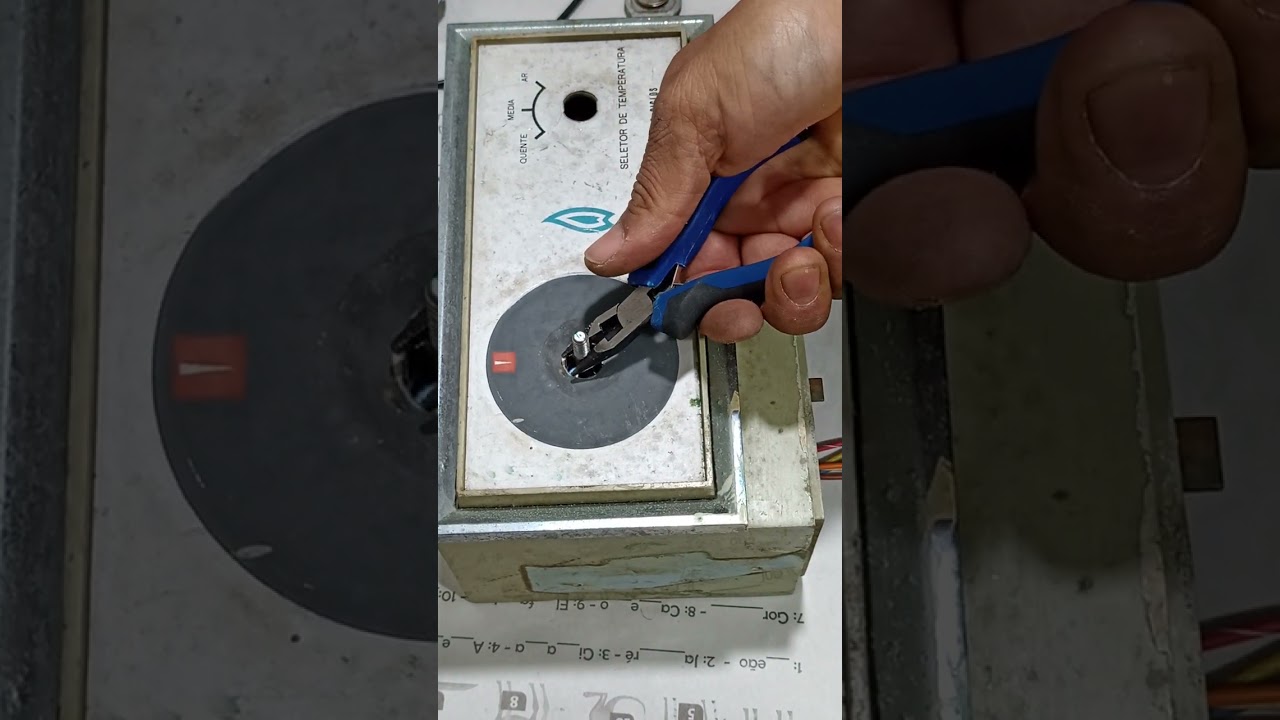 secadora Brastemp a gás  antiga trocando o timer antigo por um timer moderno