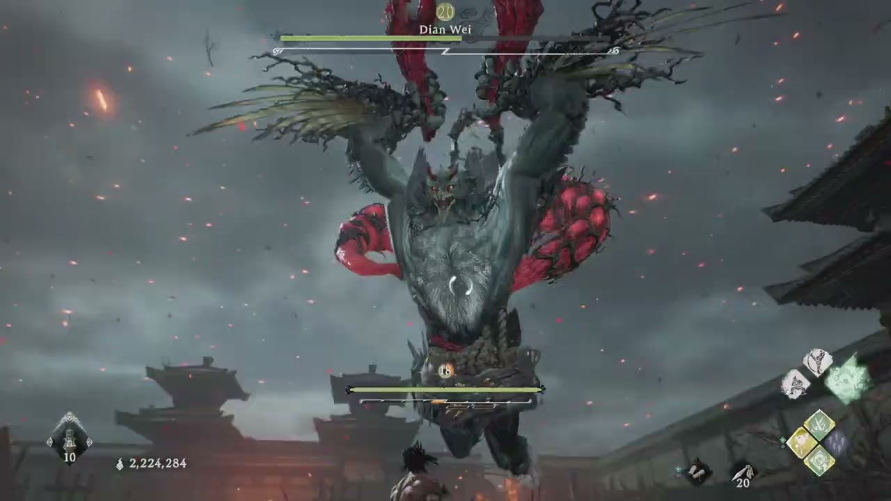 Wo Long: Fallen Dynasty Demonized Dian Wei Solo No Damage (Rising dragon)