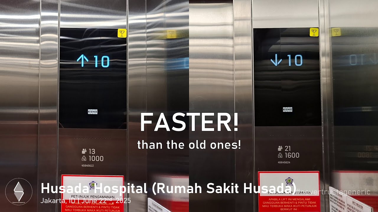 2x KONE MiniSpace DX Lifts / Elevators - Husada Hospital (Rumah Sakit Husada), Jakarta
