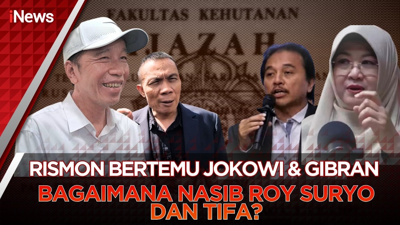 🔴LIVE RISMON BERTEMU JOKOWI & GIBRAN, BAGAIMANA NASIB ROY SURYO DAN TIFA?| 13/03