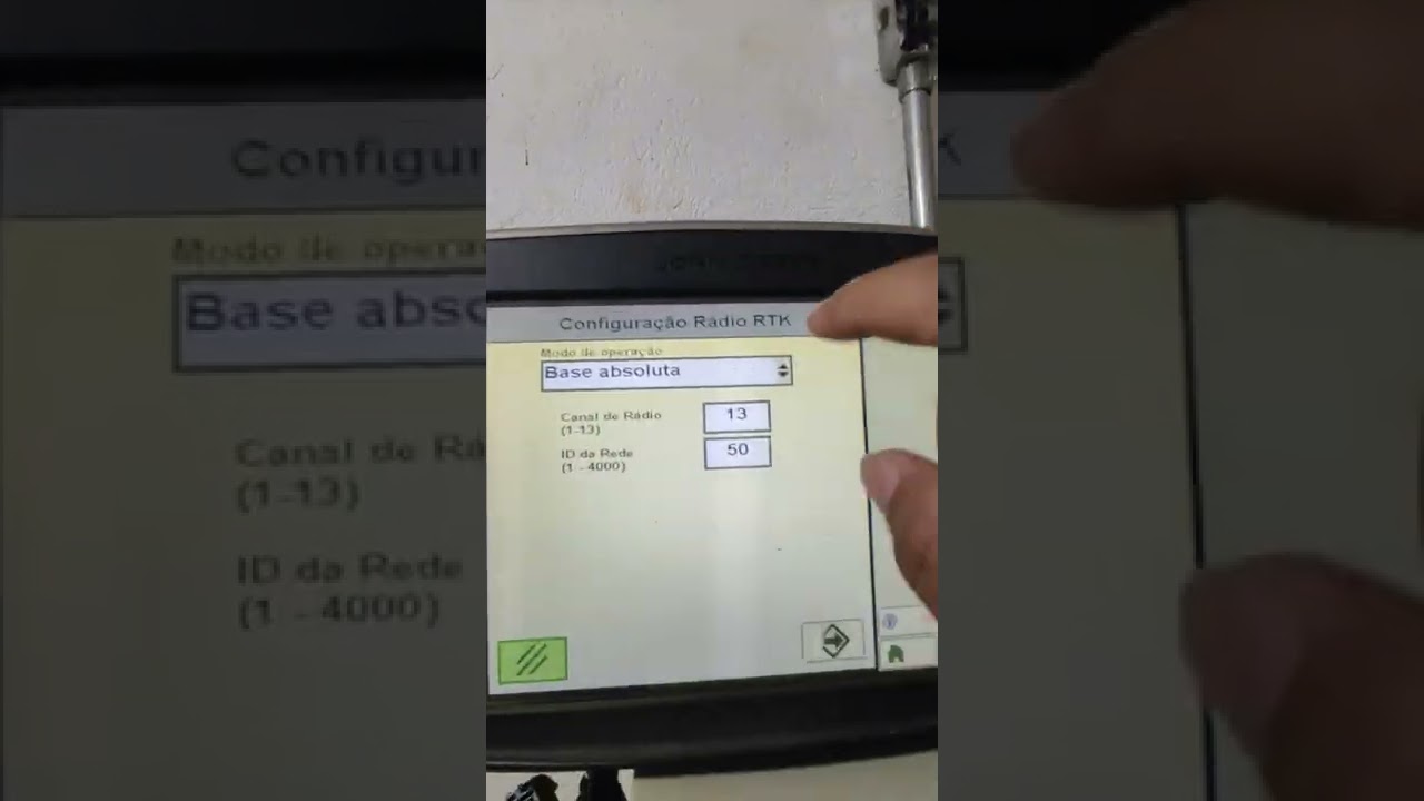 Lucas santos bezerra  Explica como ver o sinal da base RTK em funcionamento Agricultura de Precisão