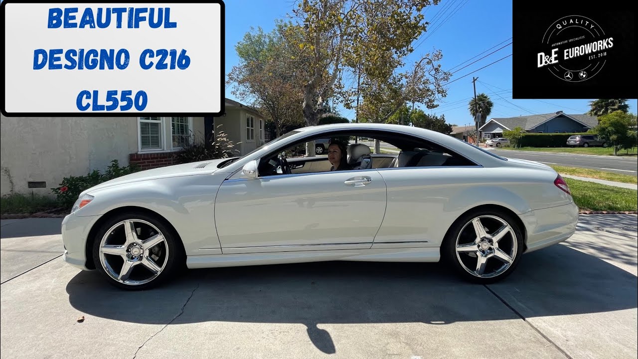 Mercedes CL550 Designo Sport package 2008 года выпуска с выхлопной системой CL63 AMG. Обзор.